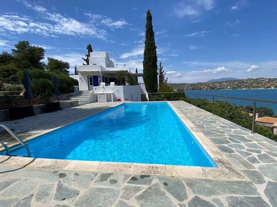 Retreat Villa By The Sea With Pool In Porto Heli Exterior foto